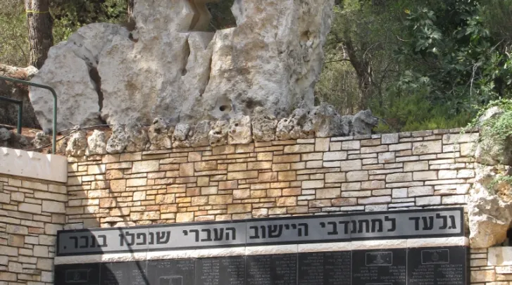 גלעד למתנדבי היישוב העברי במלחמת העולם השנייה שנפלו בנכר - ירושלים (הר הרצל)