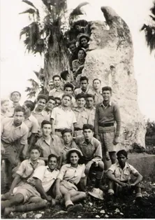 בחולדה, במסע של חברי ההגנה בני ראשון לציון