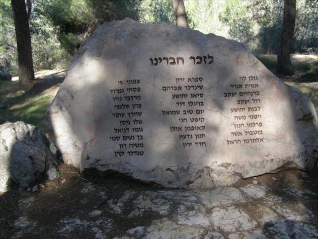 גלעד לחללי טייסת 114 - הר הרוח