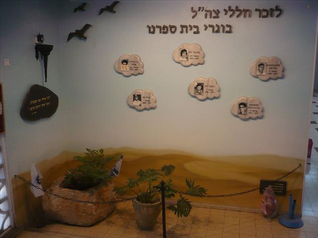 פינת זיכרון לנופלים מבית ספר יסודי קורצ'אק - רמת גן