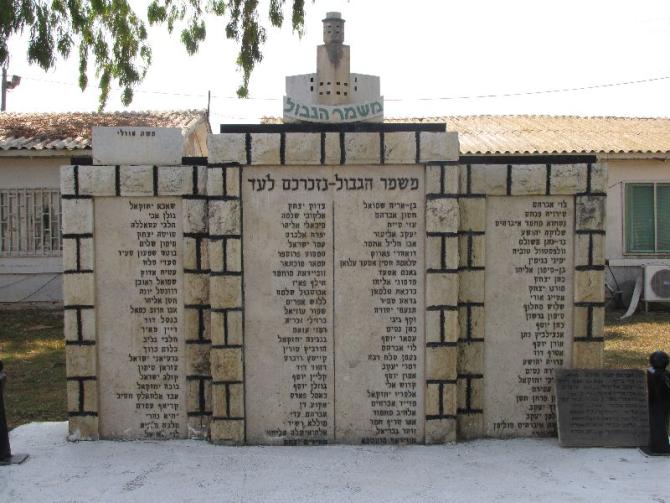 אנדרטה לחללי משמר הגבול במרחב מרכז - אייל (בסיס צבאי)