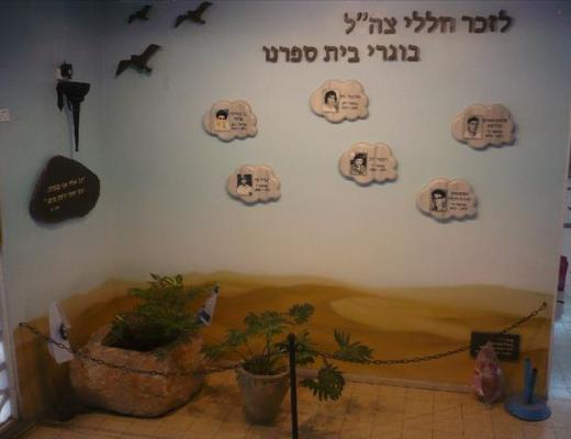 פינת זיכרון לנופלים מבית ספר יסודי קורצ'אק - רמת גן