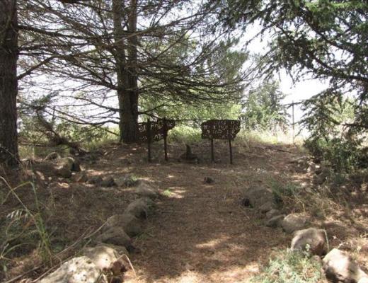 אנדרטה לזכר בועז ארד, איתן גיסין ואמיר פורטנוי - כביש 98, אל-רום - בוקעתא