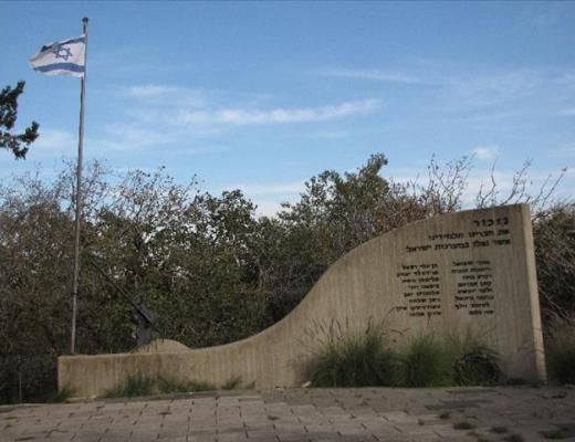 אנדרטה לנופלים אנשי כפר הנוער - אלוני יצחק
