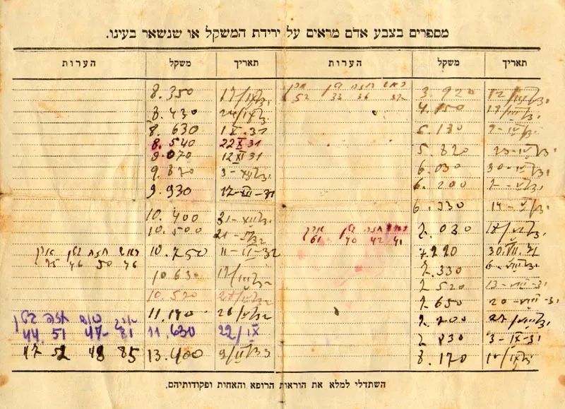 גיליון ציונים